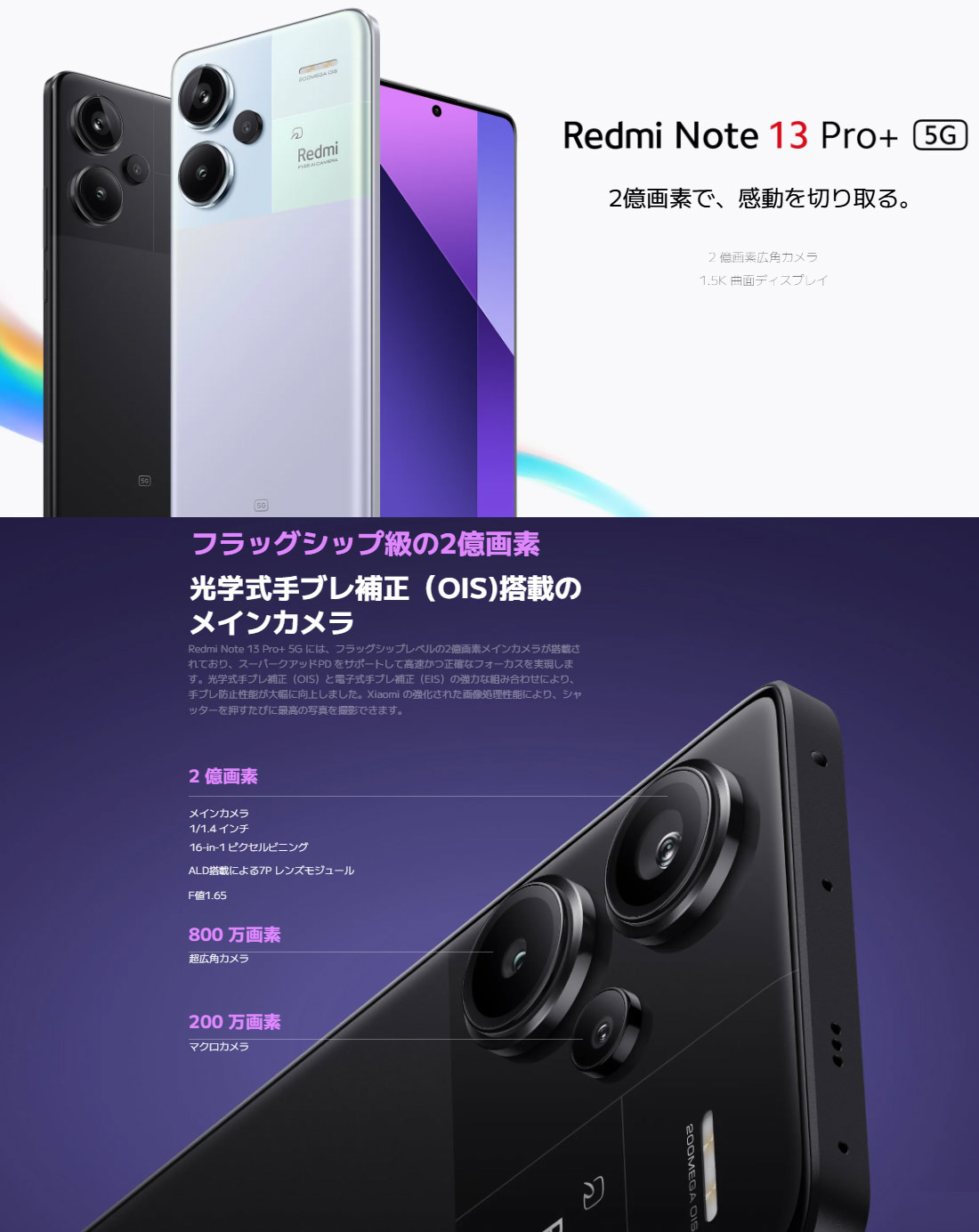 Xiaomi シャオミ 6.7型SIMフリースマートフォン Redmi Note 13