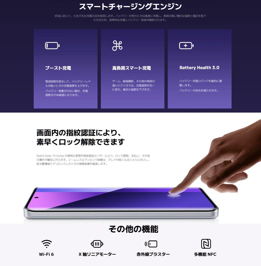 Xiaomi シャオミ 6.7型SIMフリースマートフォン Redmi Note 13