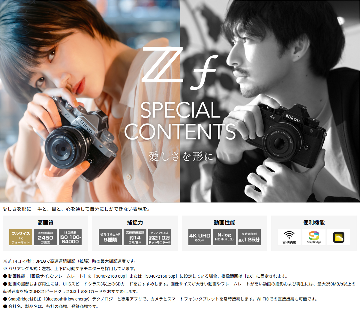 ニコン（Nikon） 納期9月下旬以降 Zf ボディ シルバー フルサイズ