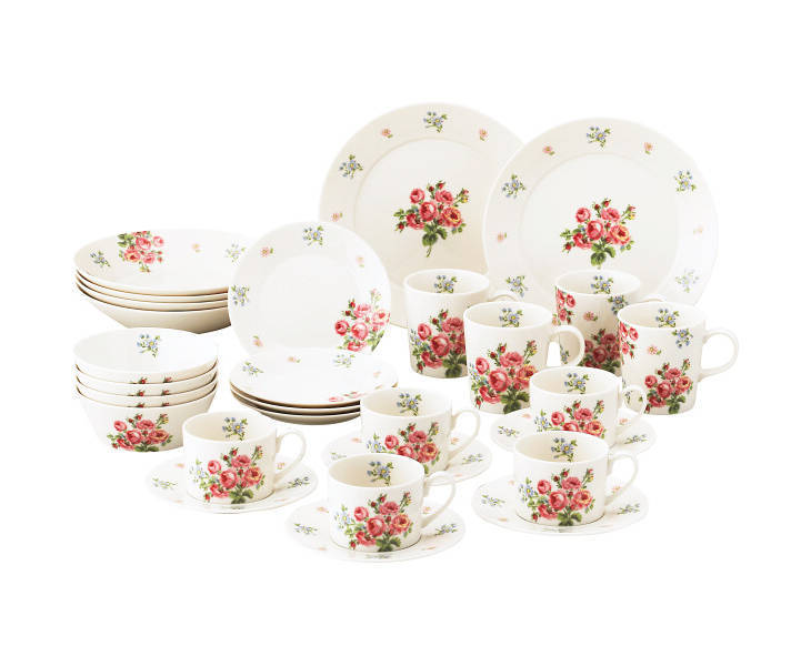 メーカー包装済 ローラアシュレイ バンチェッドロージズ 28ピースセット ｌａ４０ ２２１ ２６ 超特価激安 Www Htsstlucia Org