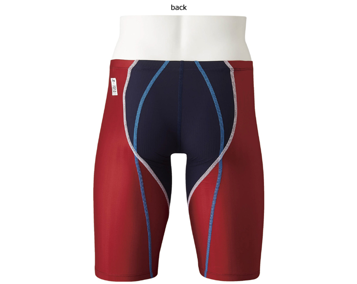 ミズノ mizuno FXSONIC Pri ハーフスパッツ Lサイズ (ネイビー×レッド