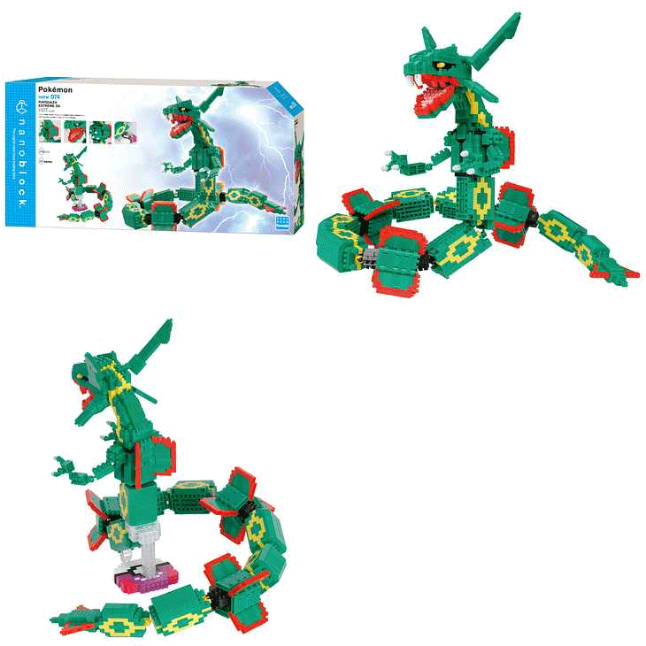 KAWADA カワダ nanoblock ナノブロック ポケットモンスター レックウザ