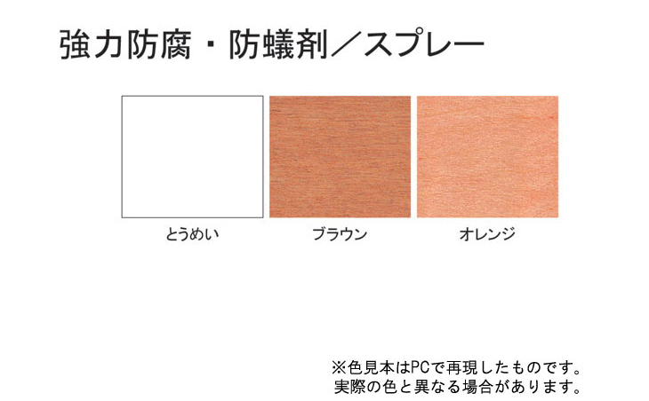 動作確認できてます SUNDAY PAINT/サンデーペイント 強力防腐防蟻剤スプレー 透明 400ml