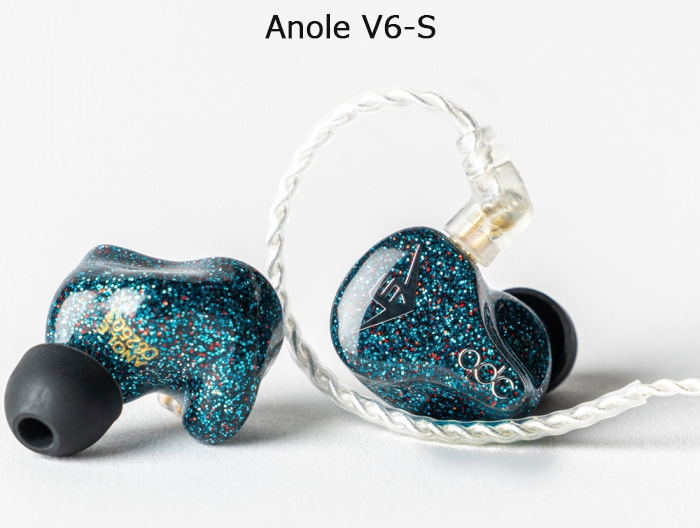 qdc キューディーシー QDC-ANOLE-V6-S Anole V6-S ユニバーサルIEM