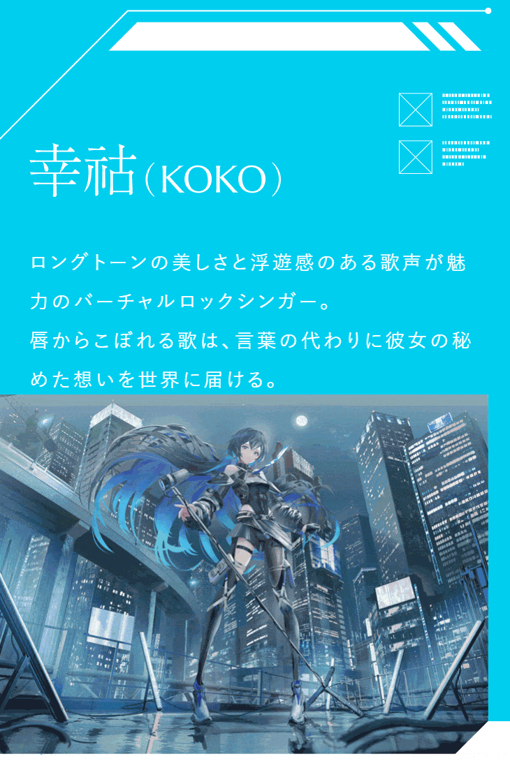 音楽的同位体 狐子 COKO ソングボイスパッケージ KTR−0076 音楽的同位体 狐子(COKO) スターターパッケージ・ソングボイス