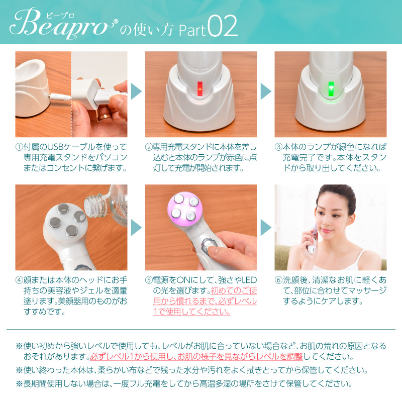 TAIGASHOJI 大河商事 Beapro06 ビープロ RF/EMS美顔器 : NEXT! - 通販