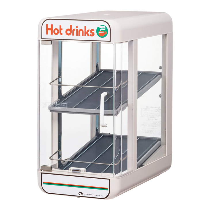 缶・ペットボトル飲料ウォーマー 30本収納 ドリンクウォーマー SW30-E2 日本ヒーター機器 SW30-E2 電気ペットウォーマー カンウォーマー 2段2