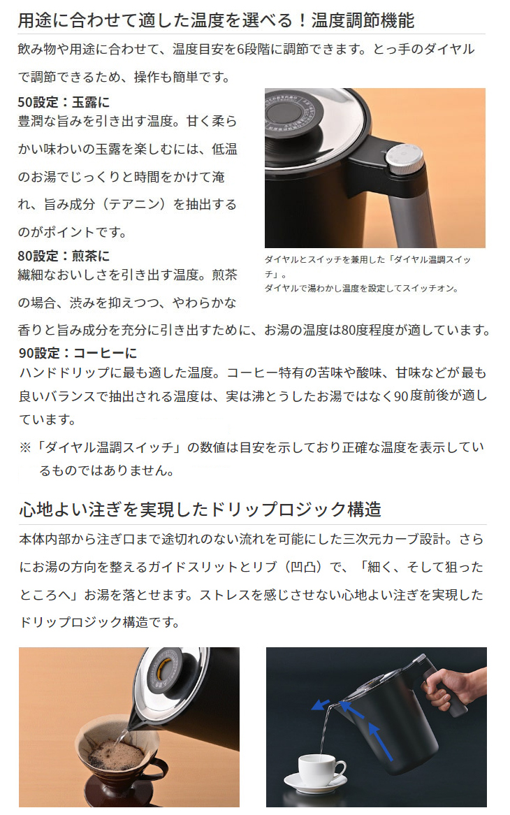 【メーカー保証付】タイガー魔法瓶 電気ケトル 温度調節 PTQ-A100RR タイガー魔法瓶 7SAFE+ PTQ-A100-RR [ルビーレッド] 価格比較
