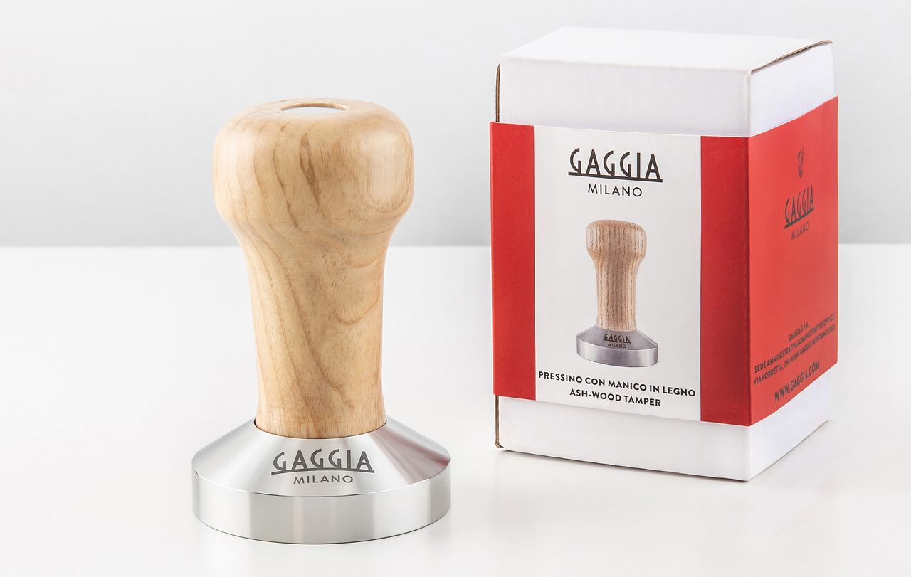 GAGGIA ガジア 木製ハンドルスタンパー 58ｍｍ【対応機種：クラシック、クラシックエボプロ】 GAGGIA ガジア 木製ハンドルスタンパー 58mm【対応機種：クラシック
