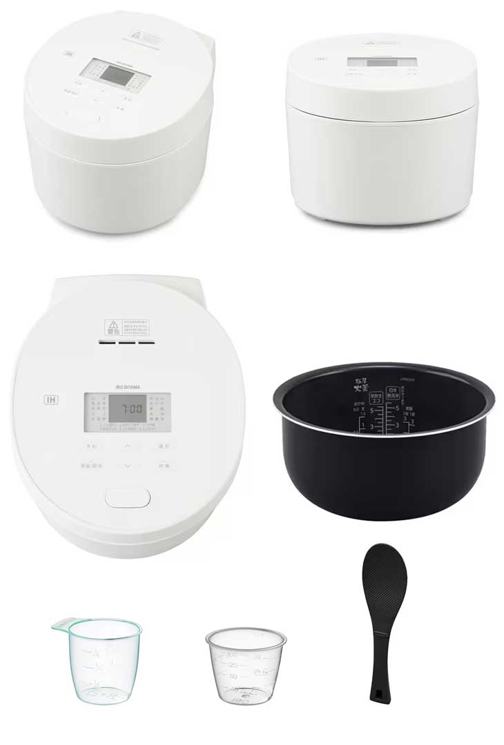IRIS OHYAMA アイリスオーヤマ RC-ISA50-W ホワイト IHジャー炊飯器