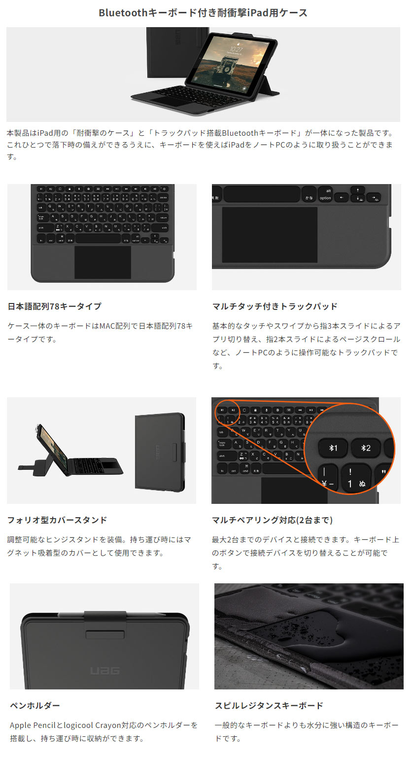 PRINCETON（プリンストン） Urban Armor Gear UAG UAG iPad(第10世代