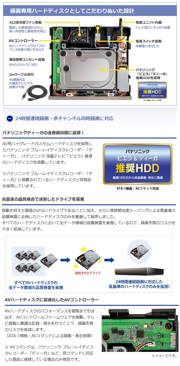 I-O DATA 3TB HDD 24時間録画対応 Amazon | アイ・オー・データ IODATA 外付けHDD 8TB テレビ録画