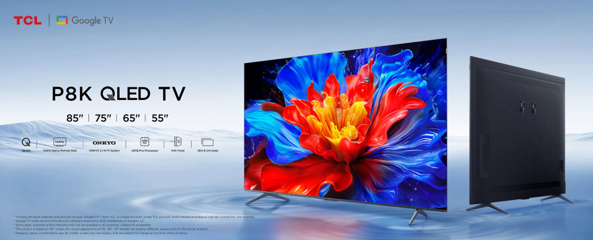 4K液晶テレビ 55V FL-55U3330 ❰一年保証❱❰新品未開封❱ 5年間延長保証込】TCL 55P8K 55V型 4K液晶テレビ 量子ドット