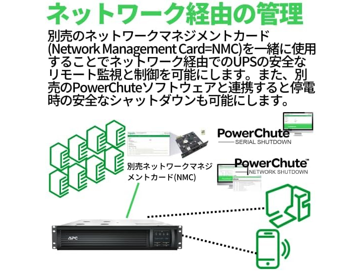 シュナイダーエレクトリック（APC） UPS（無停電電源装置） APC Smart