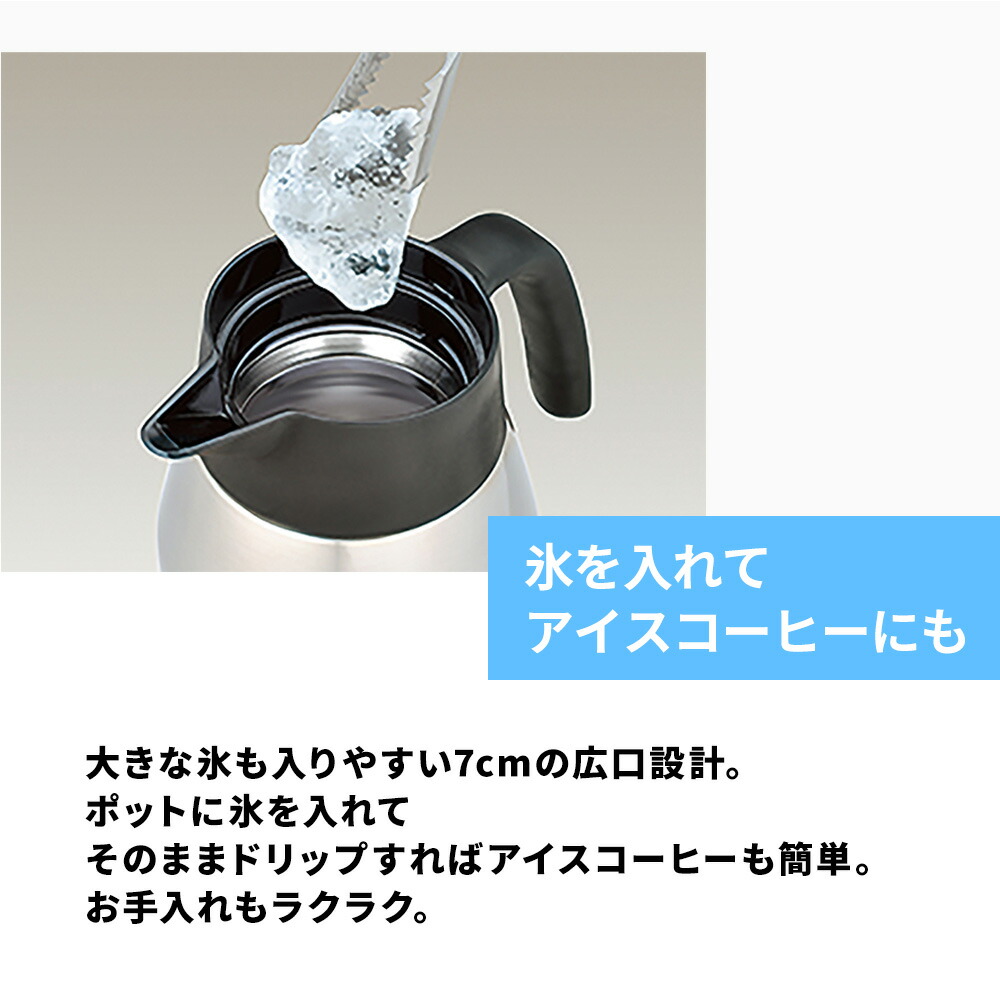 THERMOSサーモス真空断熱ポットコーヒーメーカーECK-1000
