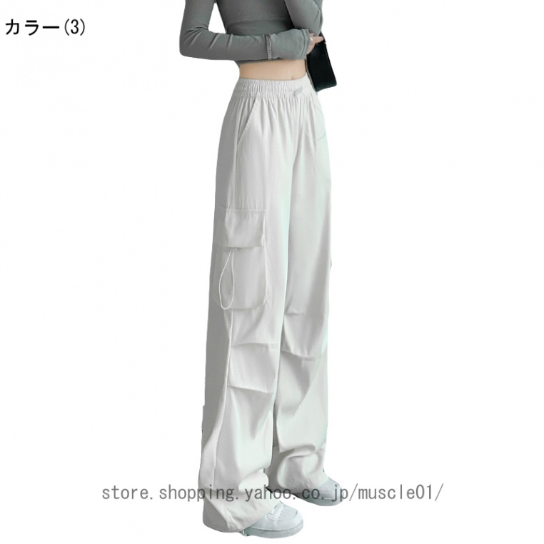 ダンス カーゴパンツ 衣装 ヒップホップ レディース ゆったり 韓国風 ファッション 個性的 デザイ...