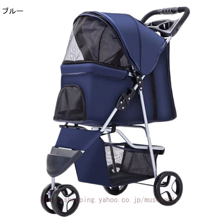 犬カート 3輪 多頭 ペット カート 完成品 耐荷重15キロ ペット 犬カート 3輪 多頭 ペット カート 完成品 耐荷重15キロ ペット