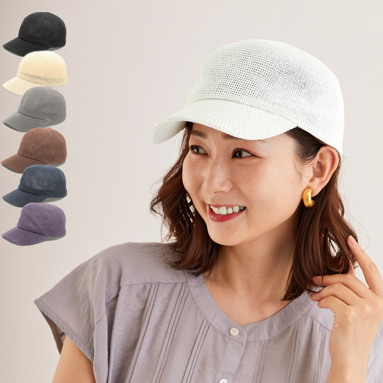 帽子 レディース キャップ ペーパー サーモキャップ CAP 春夏