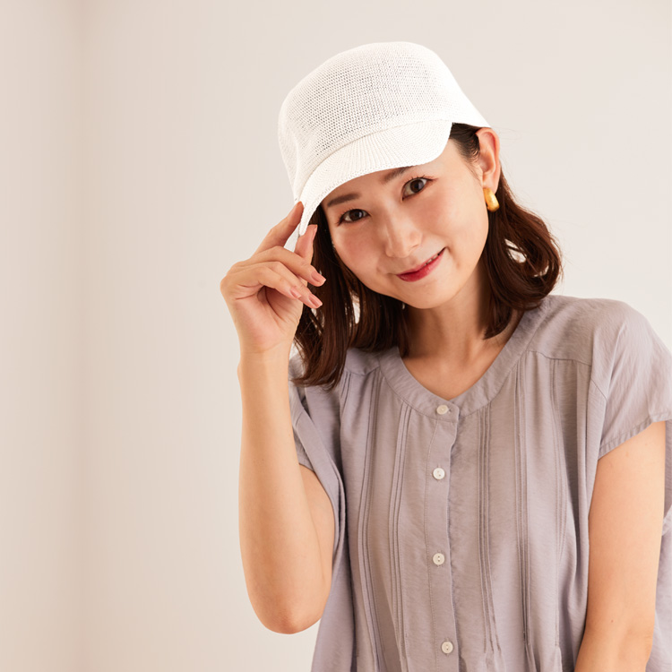 帽子 レディース キャップ ペーパー サーモキャップ CAP 春夏