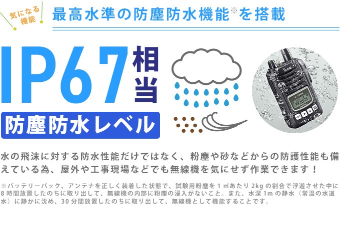 ICOM（アイコム） インカム IC-DPR6 トランシーバー 無線機 登録局