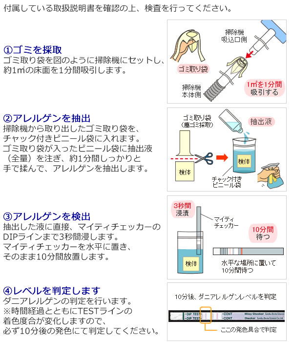 ダニアレルゲン検査キット