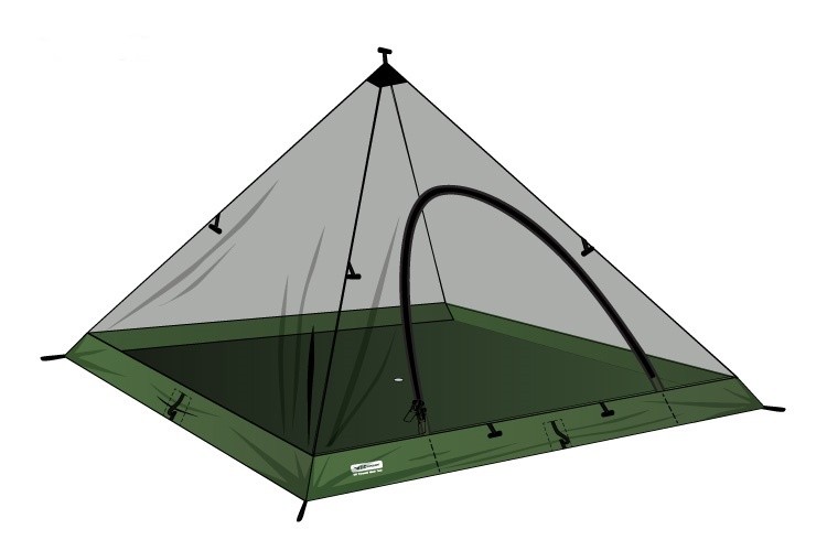 メッシュ テント DD SuperLight Pyramid Mesh Tent スーパーライト