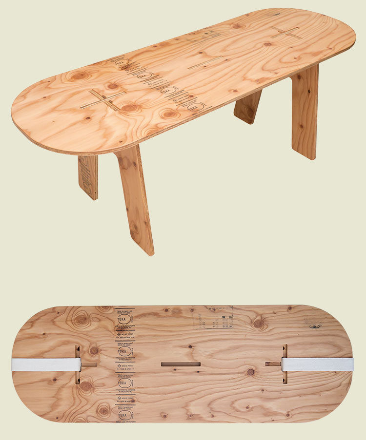 YOKA アウトドアテーブル PANEL LONG TABLE パネル ロング