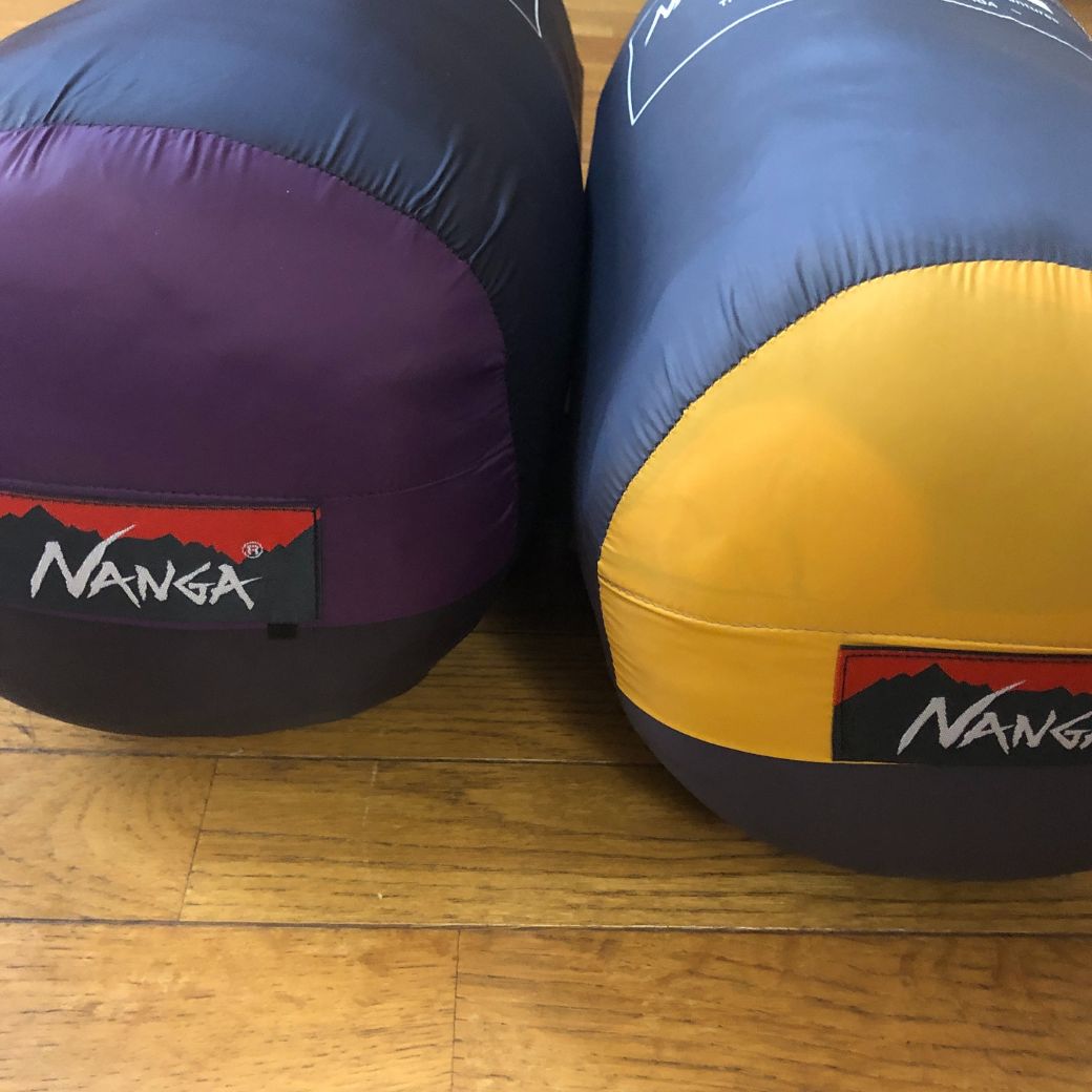 未使用✨NANGA ナンガ シュラフ ドッテド パディング バッグ マミー型 NANGA ナンガ 防災 化繊シュラフ DOTTED PADDING BAG ドッテド