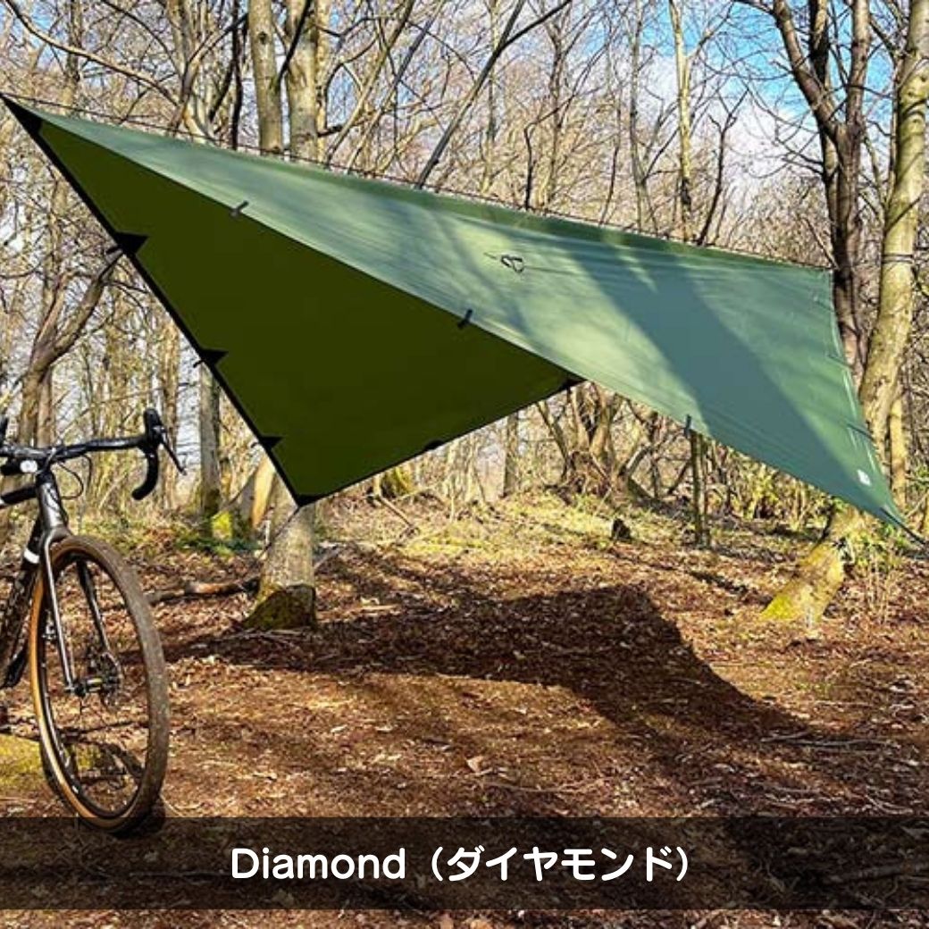 DD Hammocks DDタープ Tarp タープ 3x3 - UV50+ UVプロテクト
