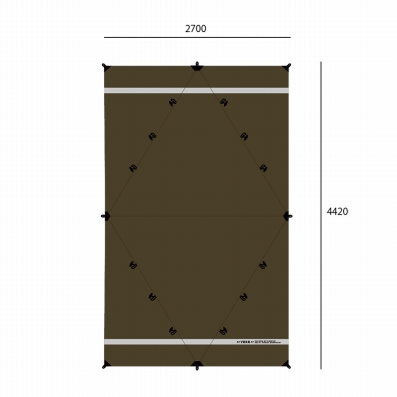 タープ 長方形 YOKA TARP 4427 ヨカタープ ヨンヨンニーナナ 大型 4m