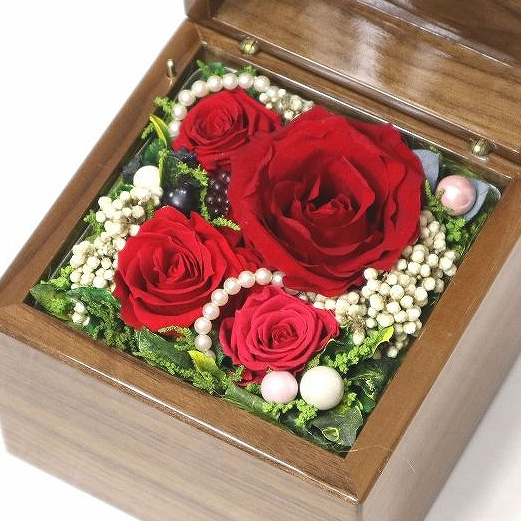 オルゴール プレゼント 好きな曲を選べる サプライズBOX(L) ダーク