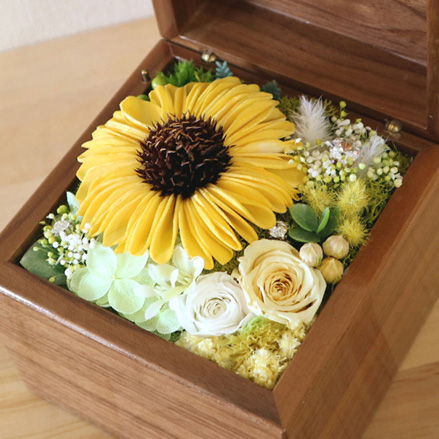 オルゴール プレゼント 好きな曲を選べる サプライズBOX(L) ダーク