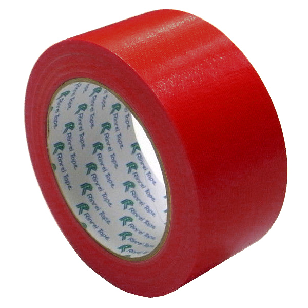 リンレイ #384 50×25 布粘着テープ 90巻 12色 梱包 結束用 テープ 包装