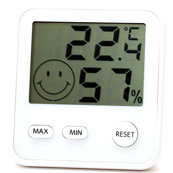 温度湿度計 デジタル かわいい おうちルームデジタルミディ 温湿度計 おしゃれ 冷蔵庫に付けられる｜must-shop｜02