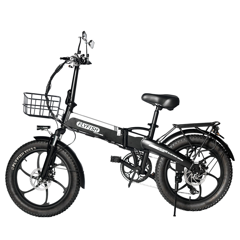 FLYFISH アクセル付き 20インチ フル電動自転車 電動バイク