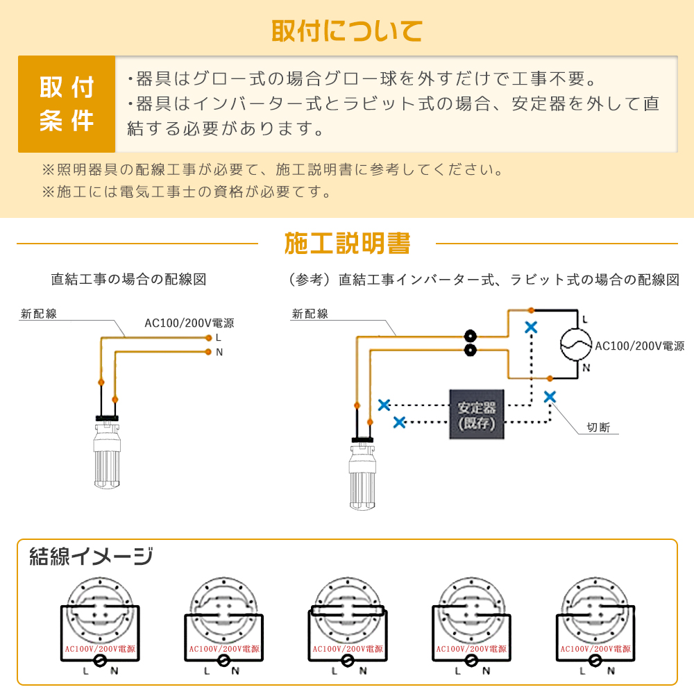 【100個セット】LED蛍光灯 蛍光ランプ FDL9EX コンパクト蛍光灯 led電球色 消費電力4W 高輝度800LM 防虫 防震 チラツキ無し 密閉器具対応 屋内照明 おしゃれの画像