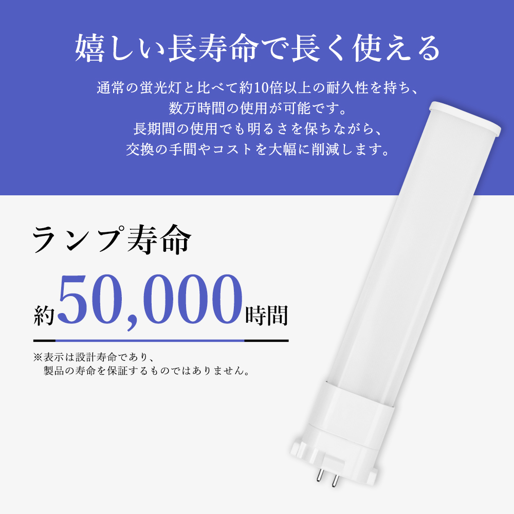 FPL36/FPL32/FHP32形対応 led蛍光灯 コンパクト形LED 照明 長さ412mm