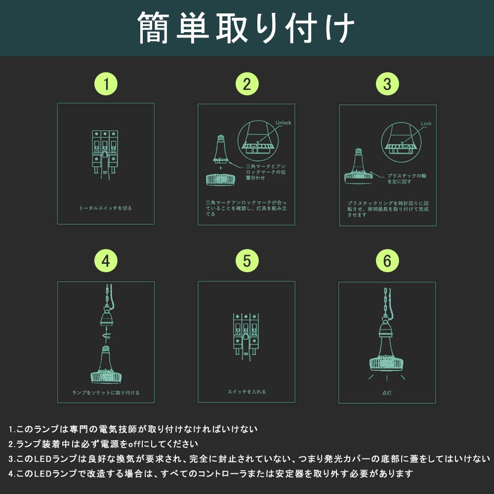 LEDバラストレス水銀灯 消費電力200w 40000lm明るさ抜群 通用