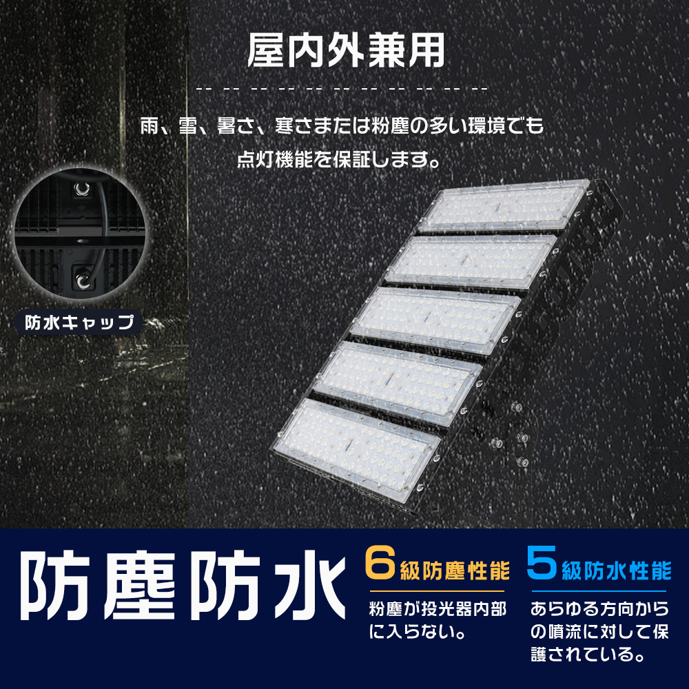 大型 LED投光器 消費電力250w 全光束50000lm 駐車場灯 LED外灯 作業灯 大型 LED投光器 消費電力250w 全光束50000lm 駐車場灯 LED外灯 作業灯