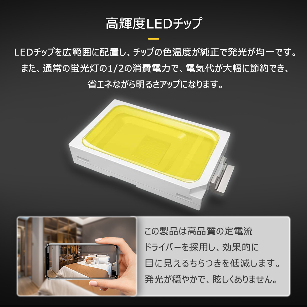 トラフ型 キッチンライト 60W 明るさ12000lm 40形 2灯相当 ledベースライト 直管型led蛍光灯 器具一体型 シーリングライト 電気 天井照明 寝室 スーパー照明｜musubi-shop｜08