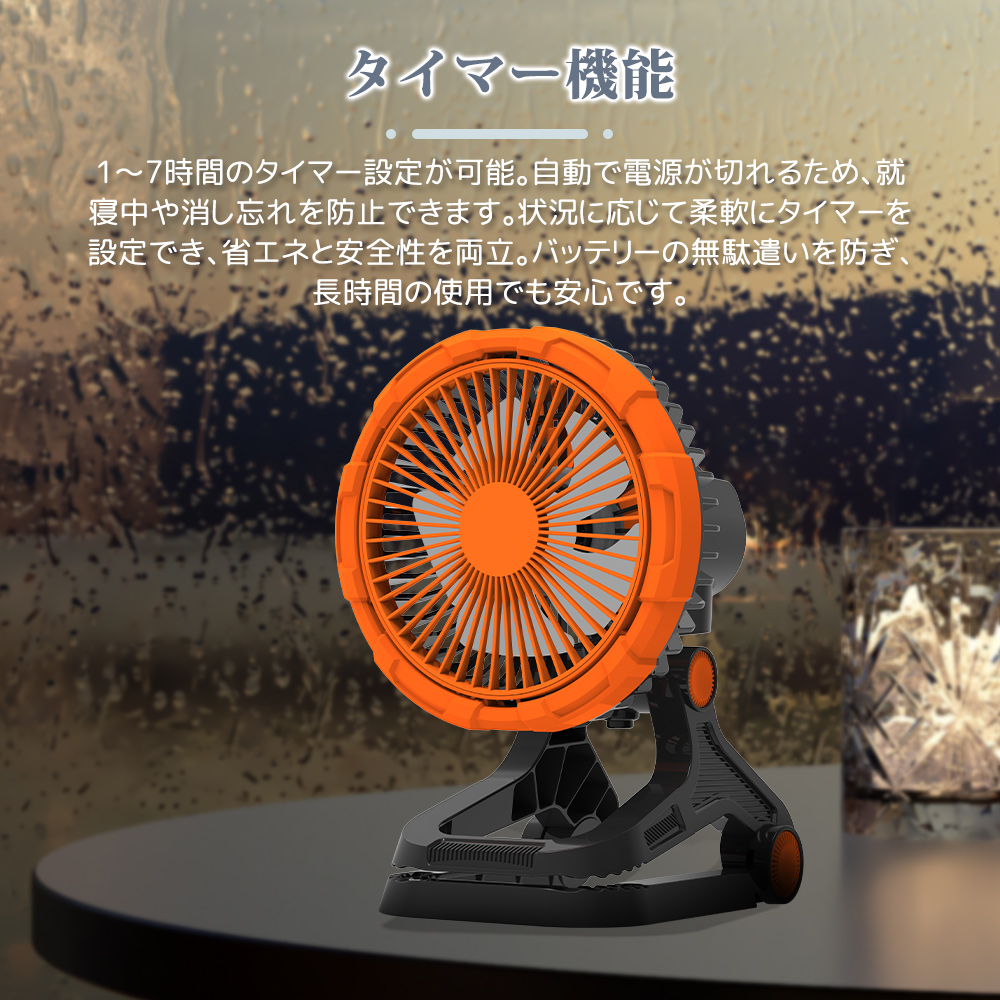 扇風機「卓上/吊り下げ/グリップ」卓上扇風機 USBファン デスクファン 