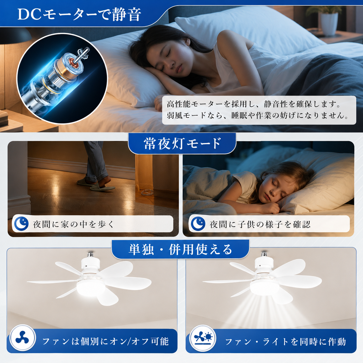 シーリングファンライト E26 シーリングライ...の詳細画像5