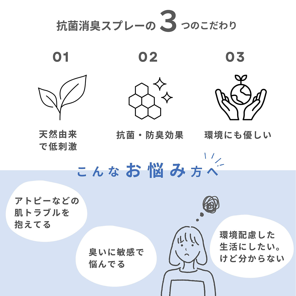 藍から生まれた抗菌消臭スプレーの3つのこだわり