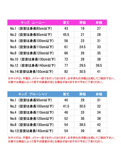 レンタル商品 キッズ ムームー ワンピース 全14色 ハワイ グァム 沖縄 かりゆしウェア 結婚式衣装にお勧め ムームー A 0005 ムームーアロハレンタル宅配 通販 Yahoo ショッピング