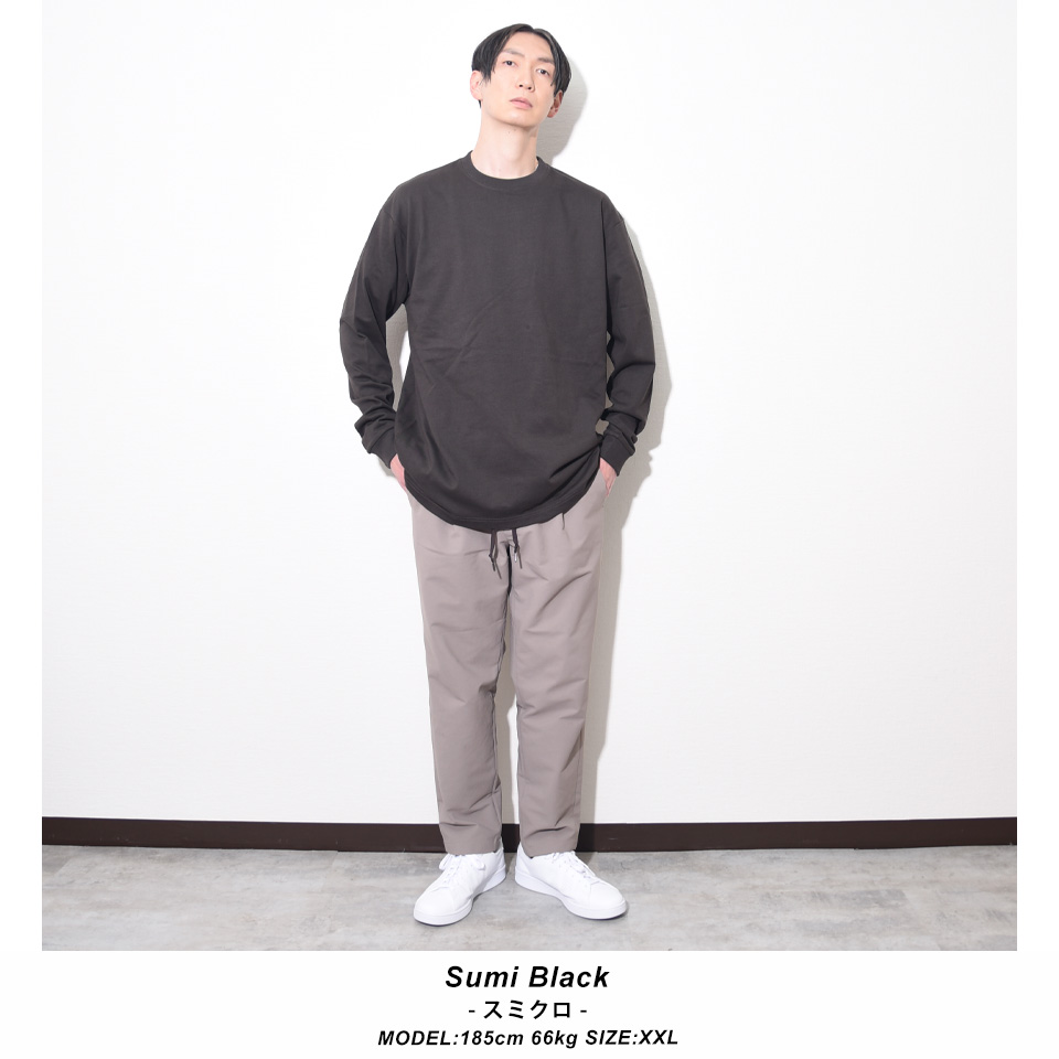 オーガニックコットン tシャツ 厚手 ロングTシャツ ロンt メンズ
