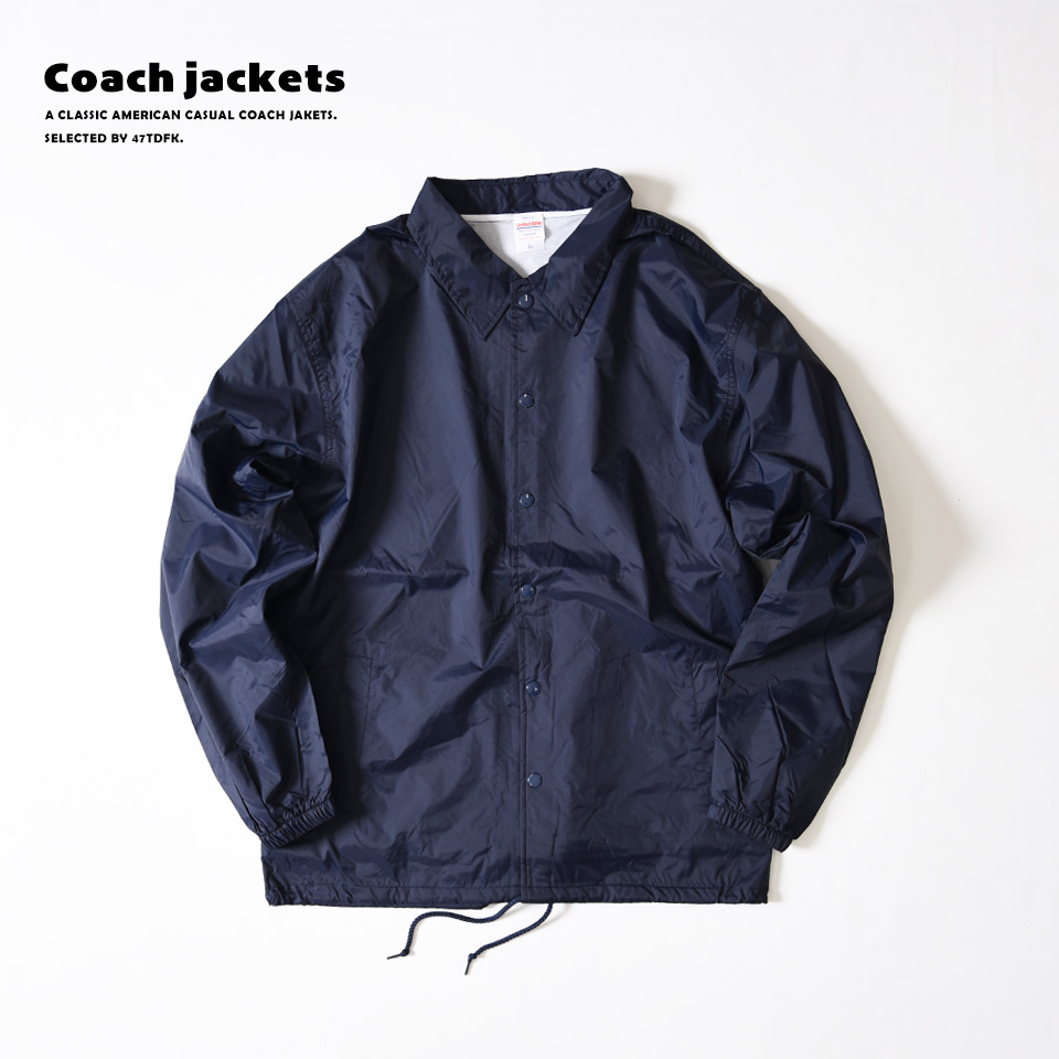 コーチジャケット メンズ アメカジ 無地 ストリート ブルゾン ナイロン