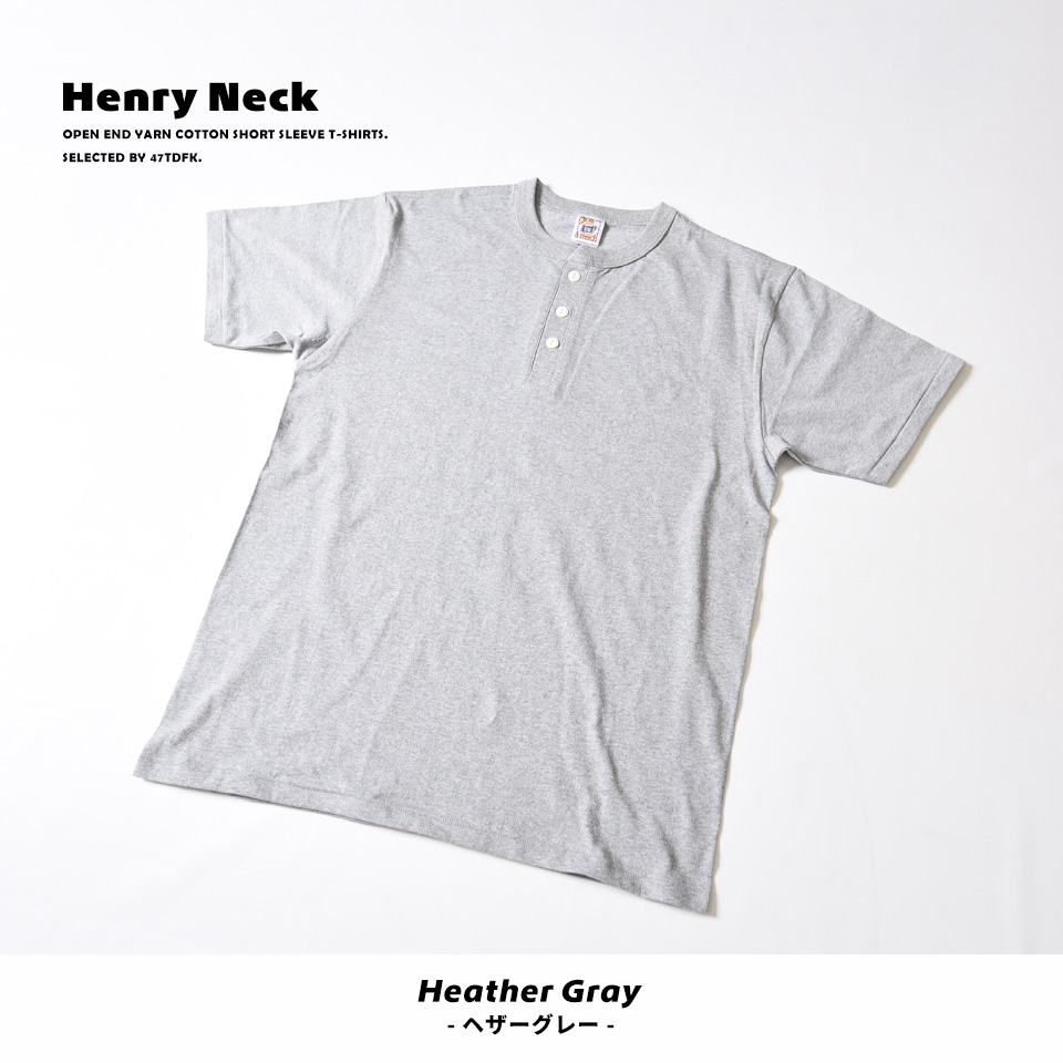 ヘンリーネックtシャツ