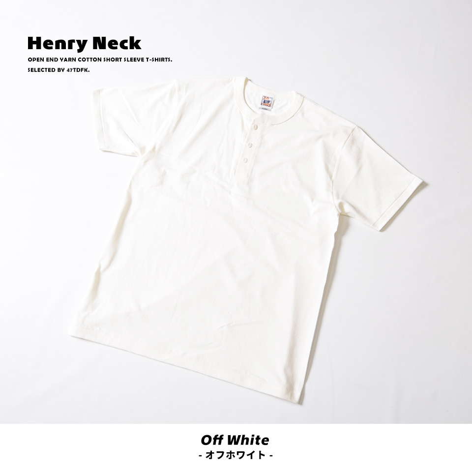 ヘンリーネックtシャツ