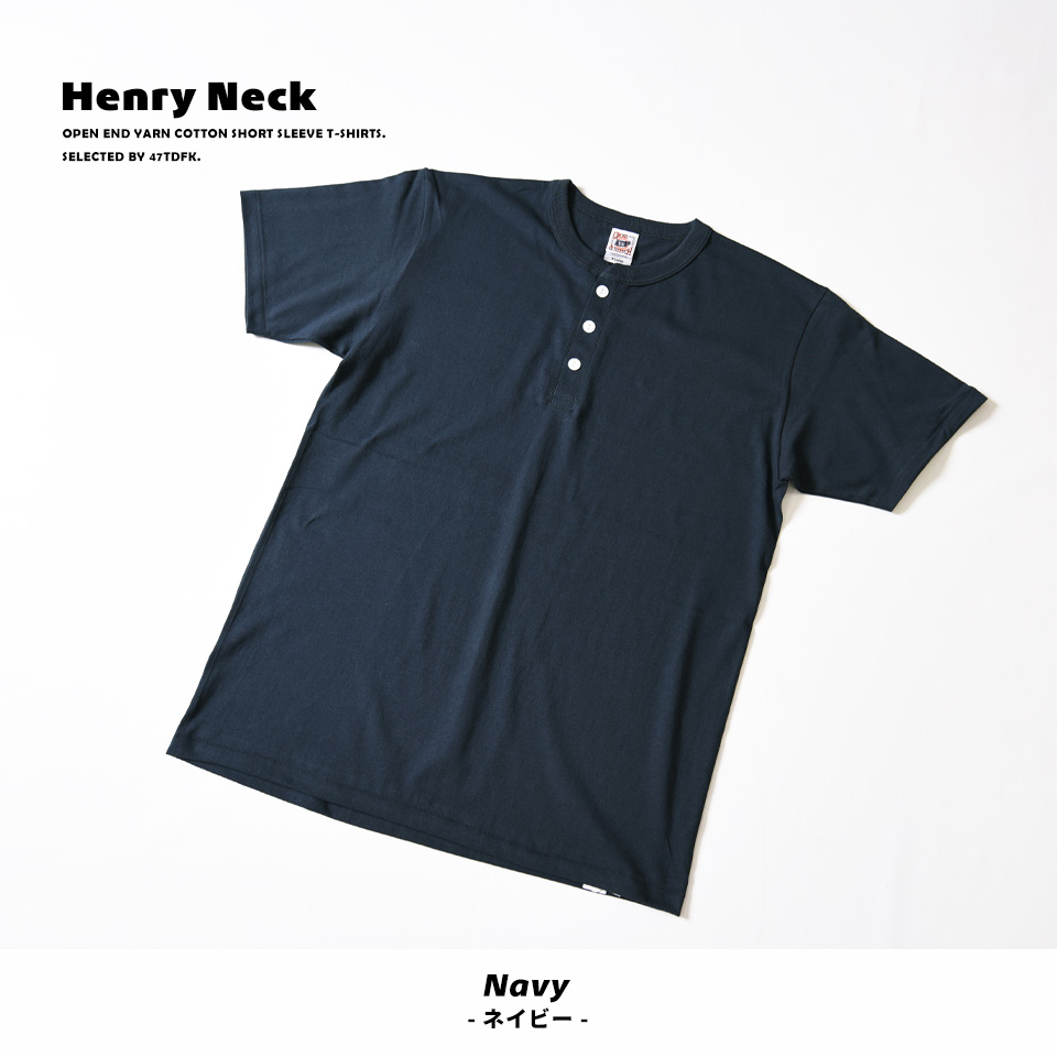 ヘンリーネックtシャツ