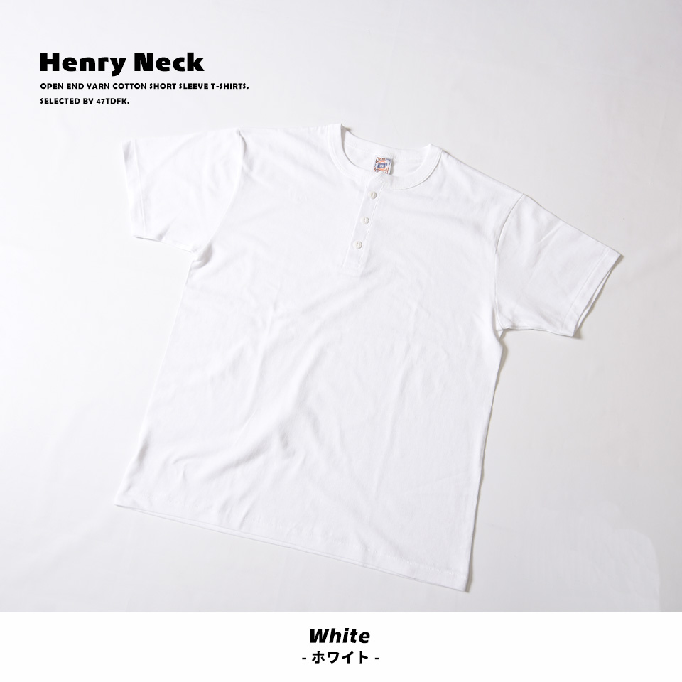 ヘンリーネックtシャツ
